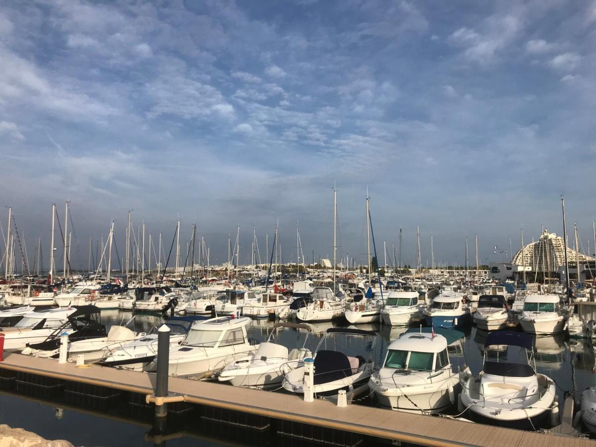 Studio 2-3 Pers Parking Clim Vue Port Et Mer ラ・グランド・モット エクステリア 写真
