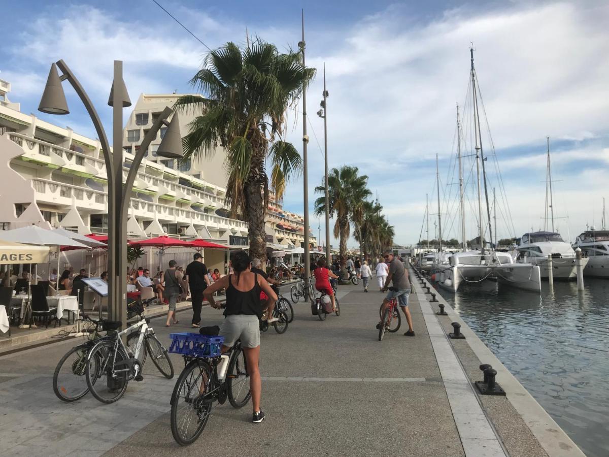 Studio 2-3 Pers Parking Clim Vue Port Et Mer ラ・グランド・モット エクステリア 写真