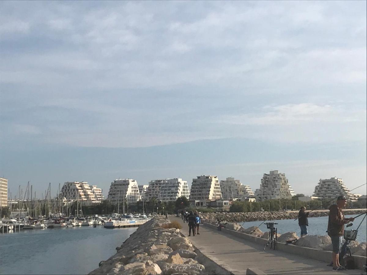 Studio 2-3 Pers Parking Clim Vue Port Et Mer ラ・グランド・モット エクステリア 写真