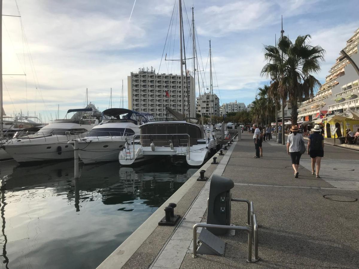 Studio 2-3 Pers Parking Clim Vue Port Et Mer ラ・グランド・モット エクステリア 写真