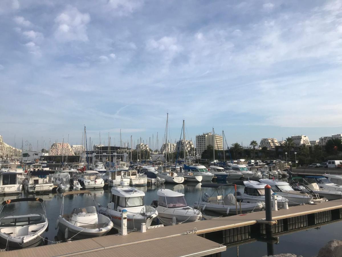 Studio 2-3 Pers Parking Clim Vue Port Et Mer ラ・グランド・モット エクステリア 写真